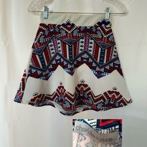 Charlotte Russe Geometric Skirt